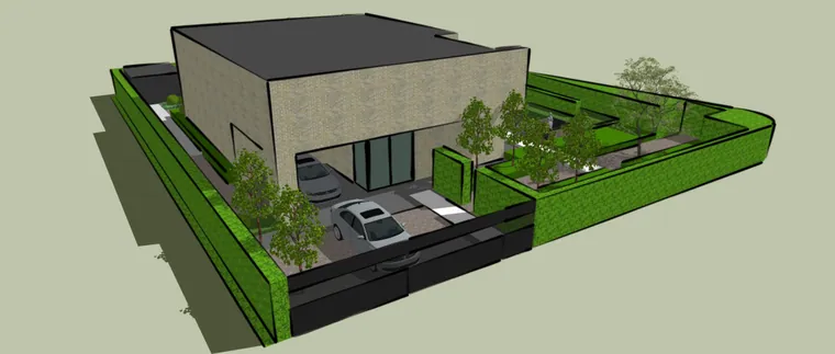 Tuinontwerp en beplantingsplan van Lumen bv